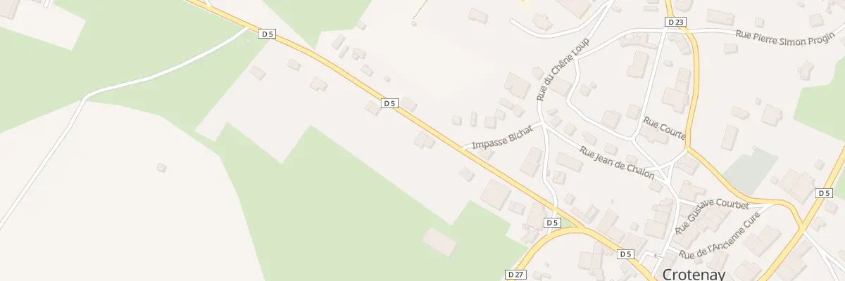 Plan du 5 Rue Louis Pergaud à Crotenay