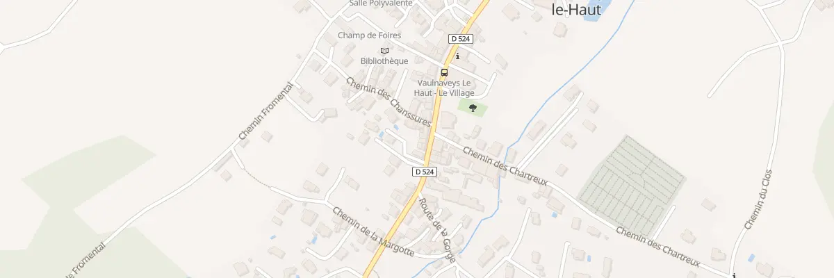 Plan du 9 Rue des Chanssures à Vaulnaveys-le-Haut