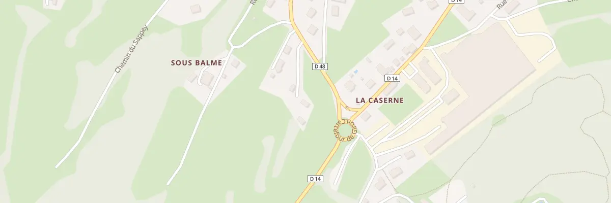 Plan du 71 Imp des Combes à Champfromier