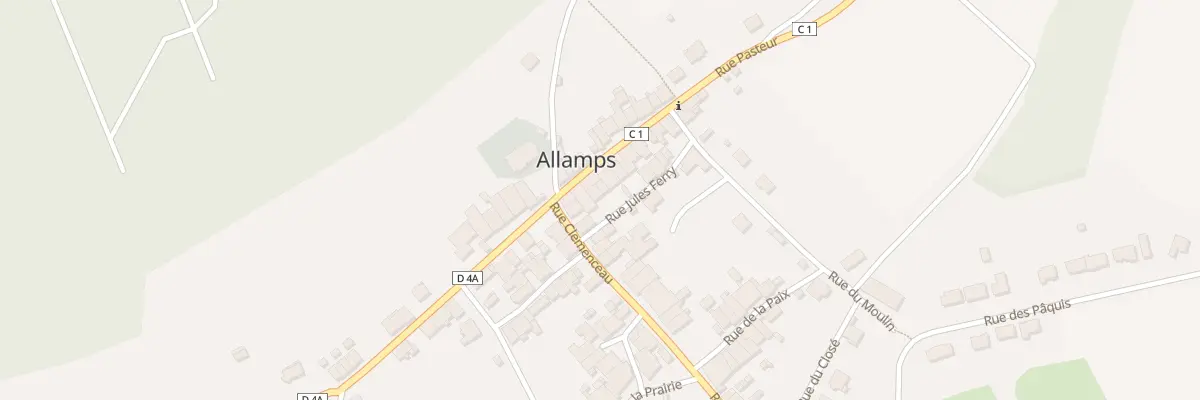Plan du 1 Rue Jules Ferry à Allamps
