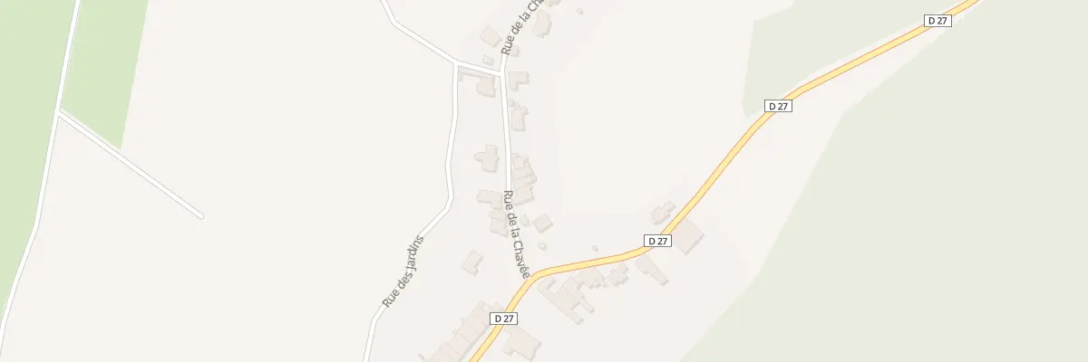 Plan du 72 Rue de la Chavée à Attignéville