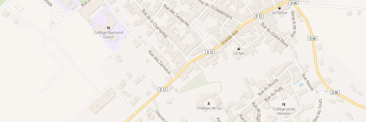 Plan du 3 Rue de la Champlitte à Gy