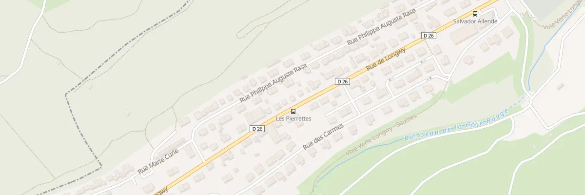 Plan du 76 Rue de Longwy à Saulnes
