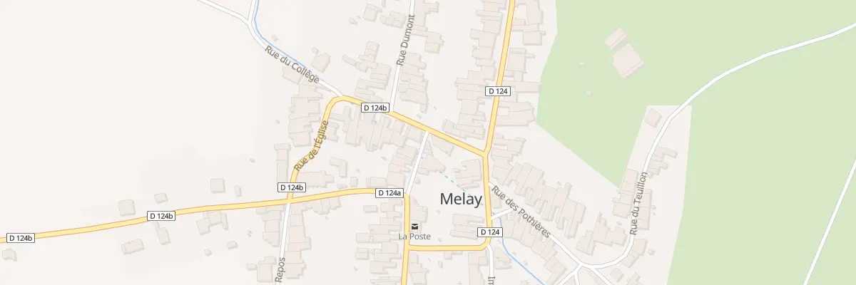 Plan du 1 Rue du Pressoir à Melay