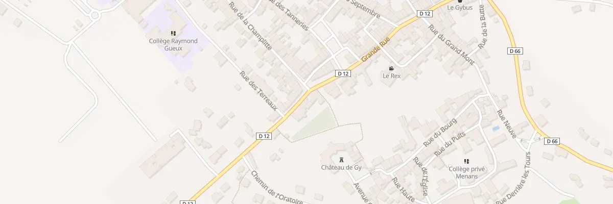 Plan du 53 Gr Grande Rue à Gy