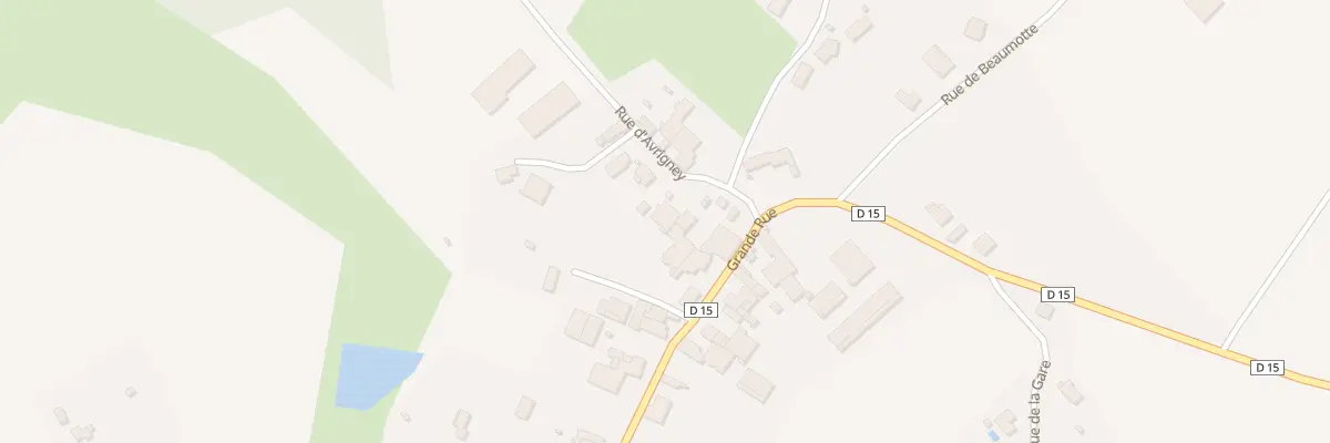 Plan du 5 Rue d’Avrigney à Brussey