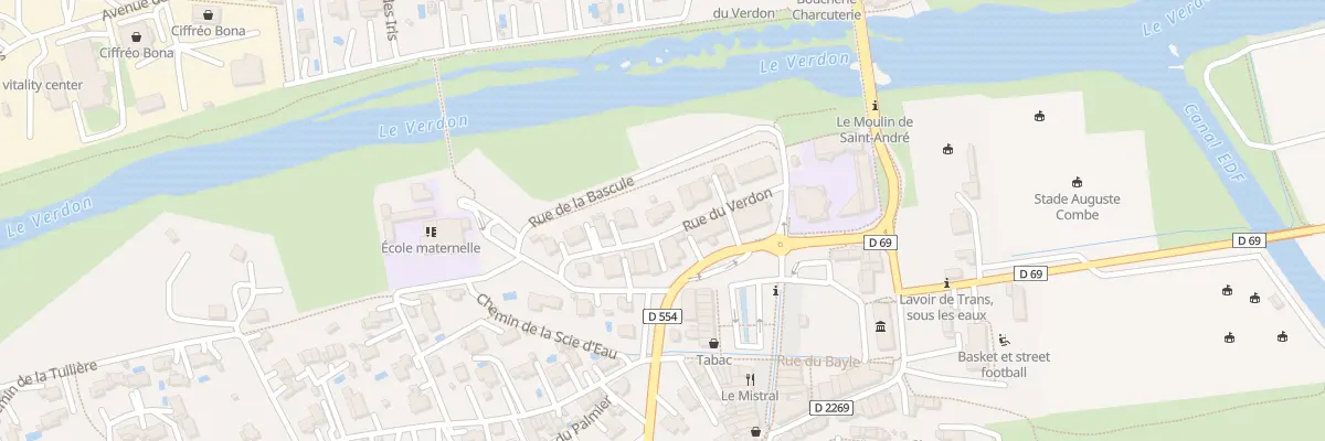 Plan du 90 Rue du Verdon à Vinon-sur-Verdon