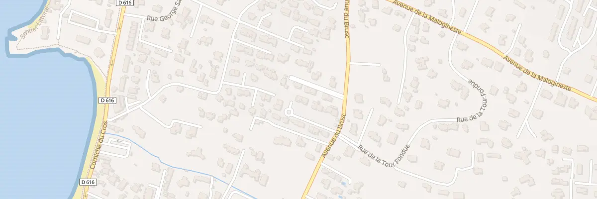 Plan du 2240 Av du Brusc à Six-Fours-les-Plages