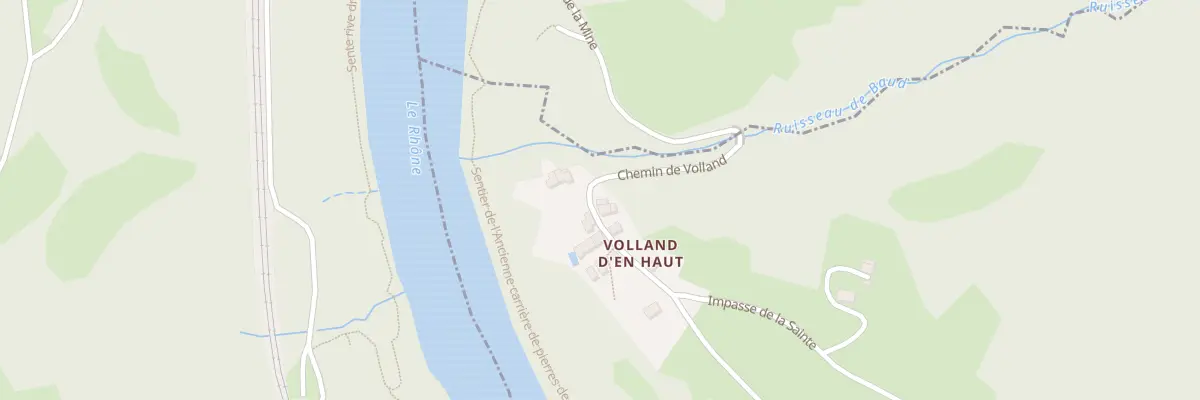 Plan du 1388B Che de Volland à Challonges