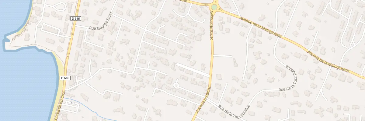 Plan du 2192C Av du Brusc à Six-Fours-les-Plages