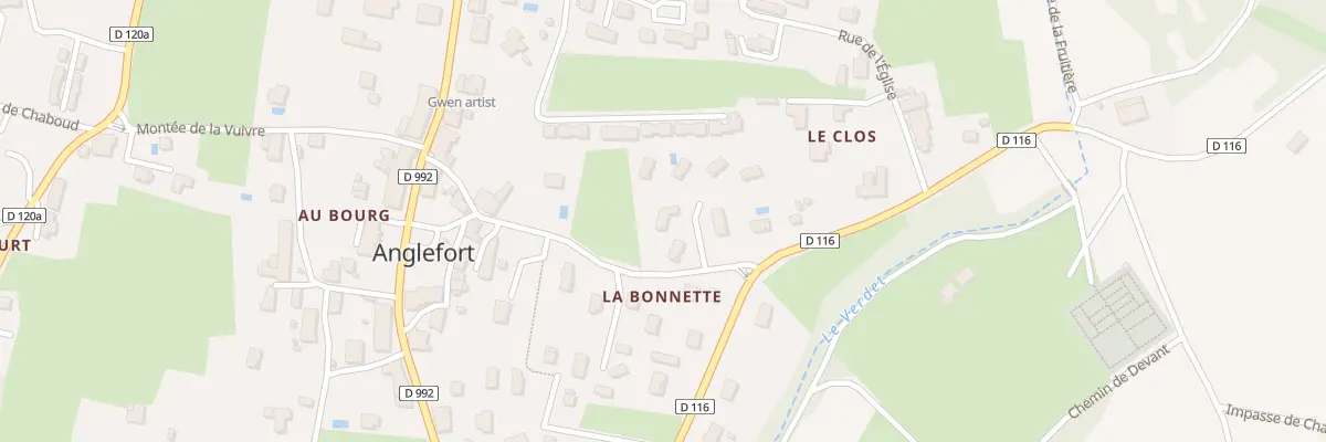 Plan du 181 Rue de la Bonnette à Anglefort