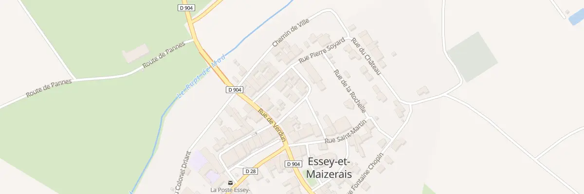 Plan du 1 Rue Jeanne d’Arc à Essey-et-Maizerais