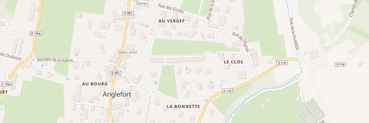 Plan du 182 Imp du Verger à Anglefort