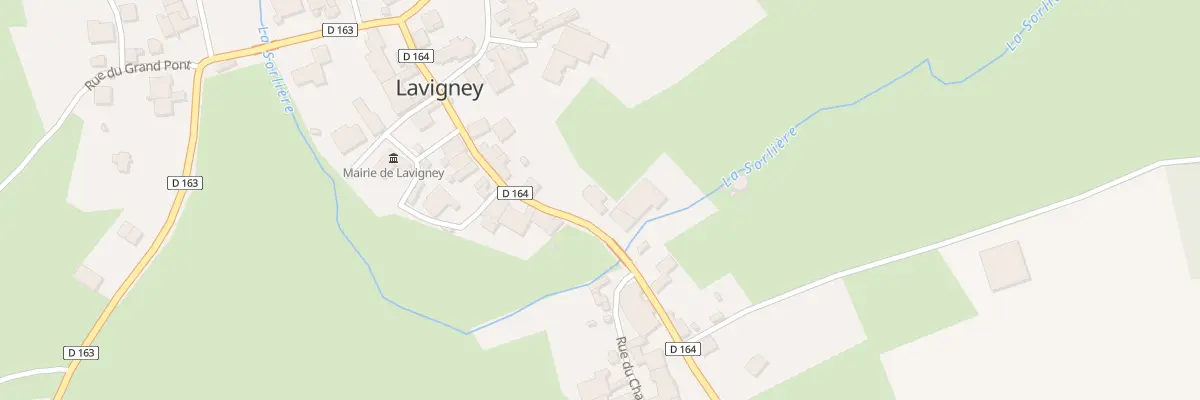Plan du 9 Rue du Petit Pont à Lavigney