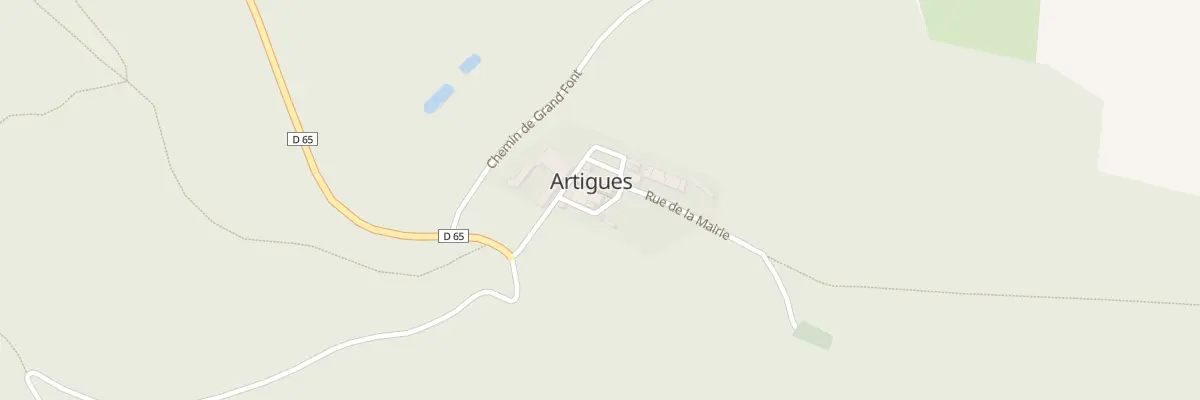 Plan du 15 Rue de l’Eglise à Artigues