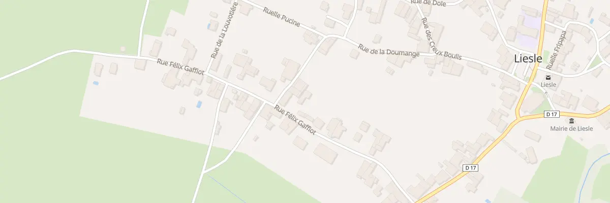 Plan du 16 Rue Félix Gaffiot à Liesle