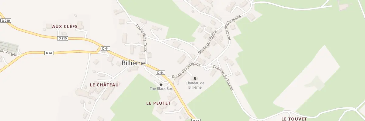 Plan du 5018 Billieme à Billième