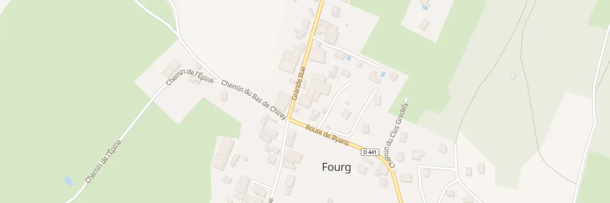 Plan du 14 Gr Grande Rue à Fourg