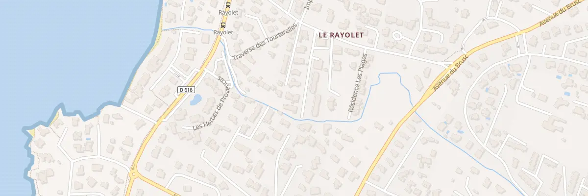 Plan du 164 Che du Rayolet à Six-Fours-les-Plages