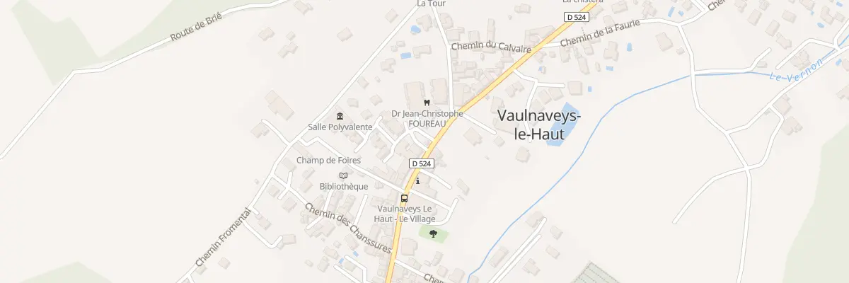 Plan du 645 Av d’Uriage à Vaulnaveys-le-Haut