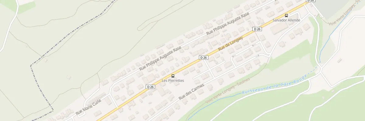 Plan du 72 Rue de Longwy à Saulnes