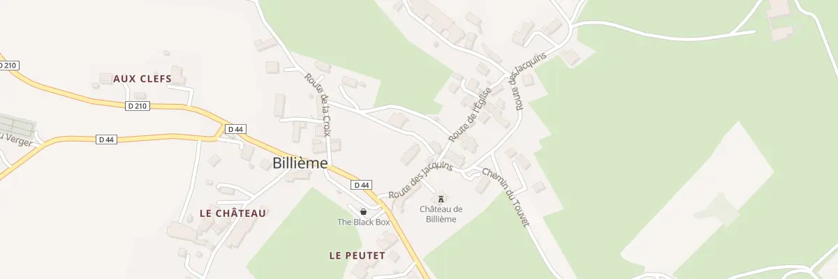 Plan du 5016 Billieme à Billième