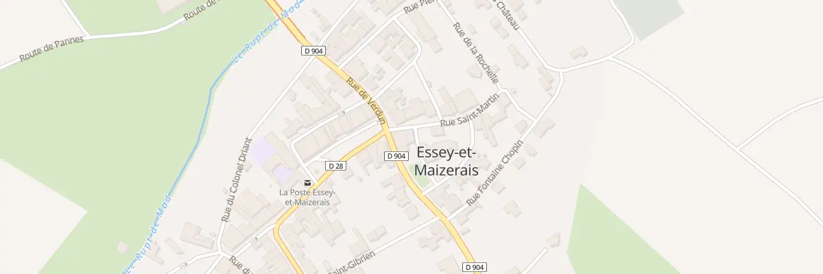 Plan du 4 Rue St Martin à Essey-et-Maizerais