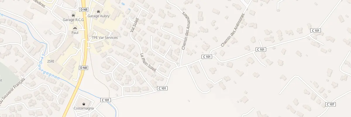 Plan du 1 Rue du Lot l’Ensouleiado au Beausset