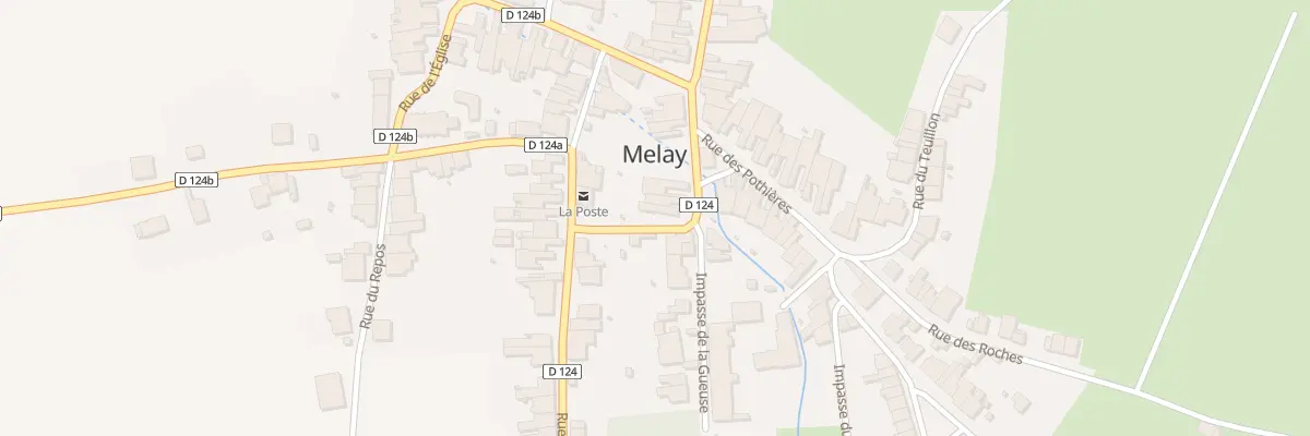 Plan du 2 Rue du Petit Pressoir à Melay
