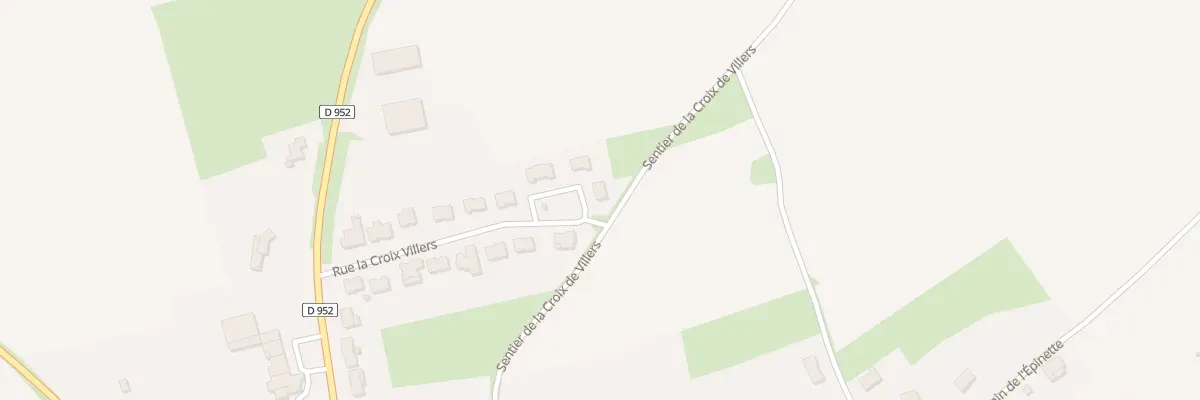 Plan du 22 Rue de la Croix de Villers à Morfontaine