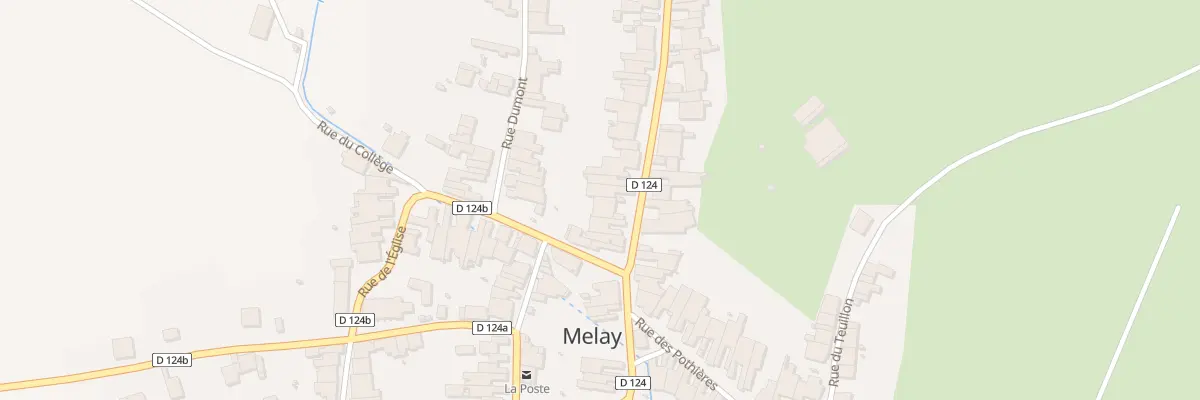 Plan du 9 Rue de Moges à Melay