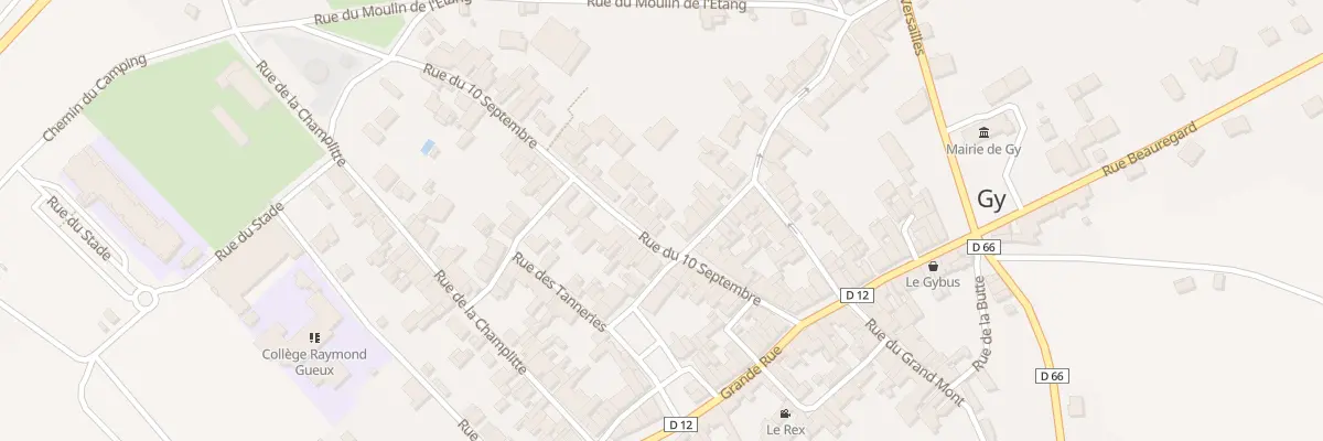 Plan du 24B Rue du Dix Septembre à Gy