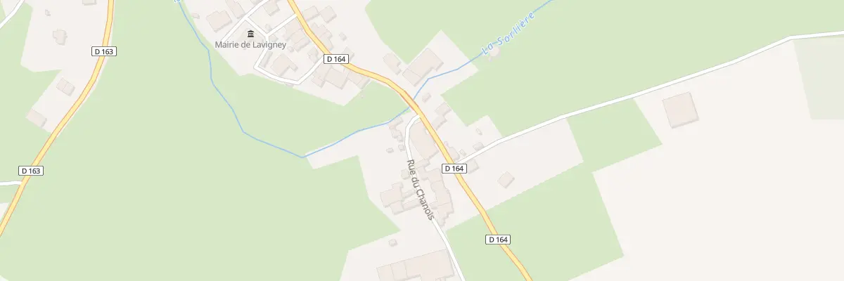 Plan du 3 Rue du Chanois à Lavigney