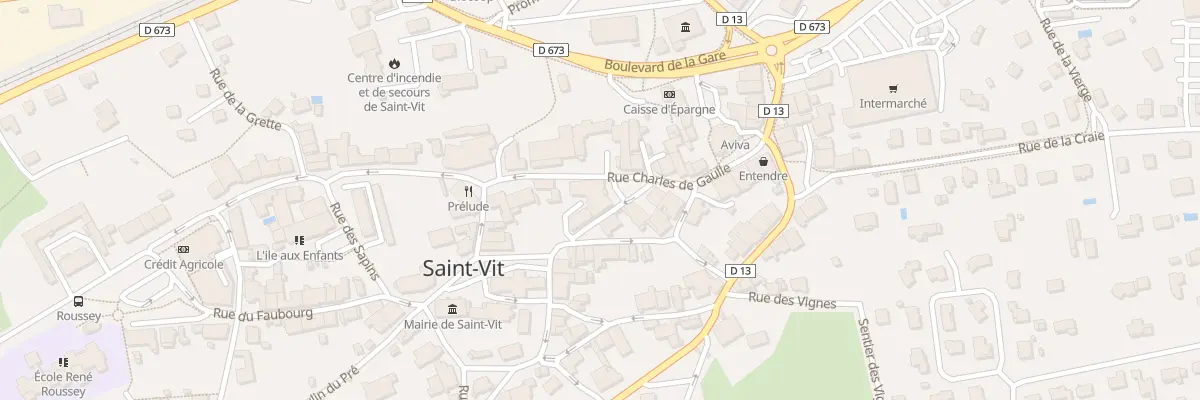 Plan du 17 Rue Charles de Gaulle à Saint-Vit