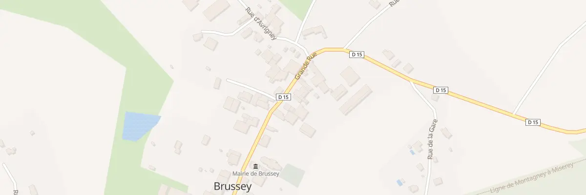 Plan du 32 Grande Rue à Brussey
