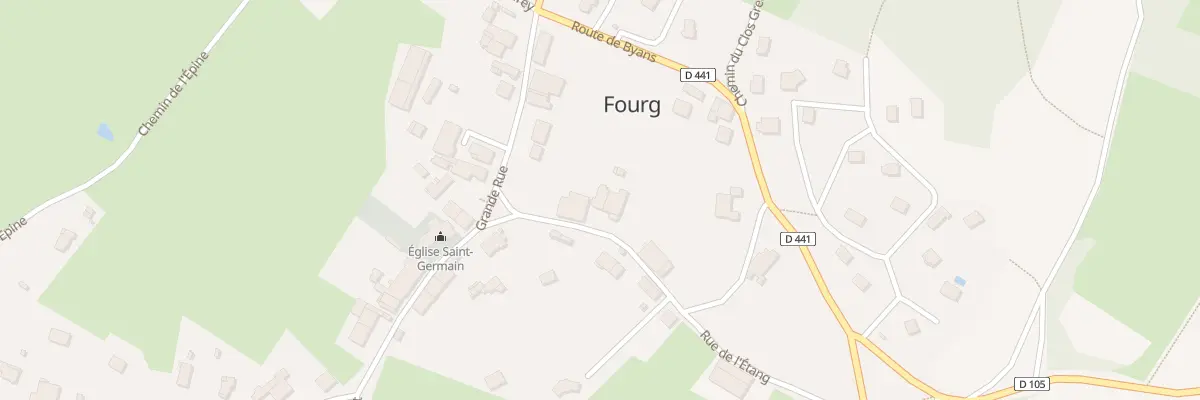 Plan du 3 Rue de l’Etang à Fourg