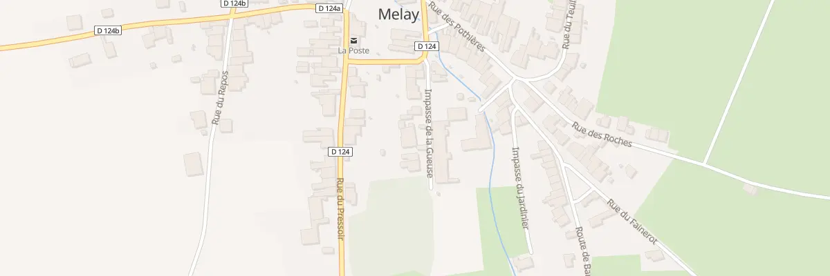 Plan du 6 Imp de la Gueuse à Melay