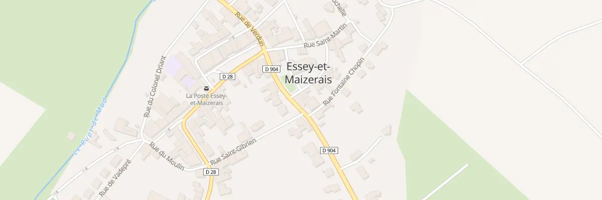 Plan du 3 Rue Raymond Poincaré à Essey-et-Maizerais