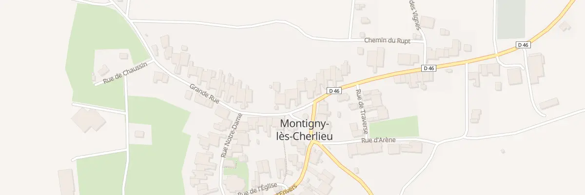 Plan du 34 Grande Rue à Montigny-lès-Cherlieu