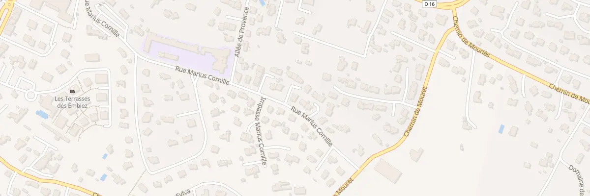 Plan du 439 Rue Marius Cornille à Six-Fours-les-Plages