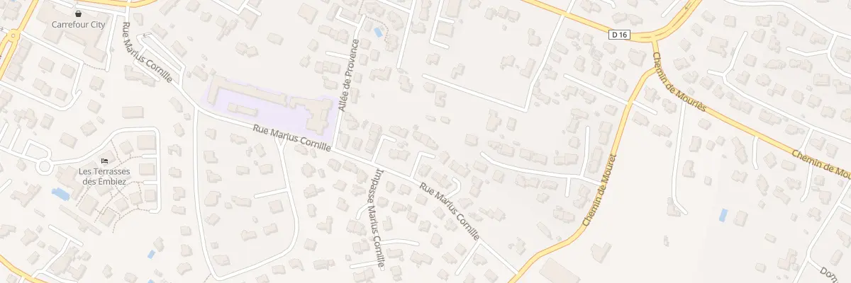 Plan du 433 Rue Marius Cornille à Six-Fours-les-Plages