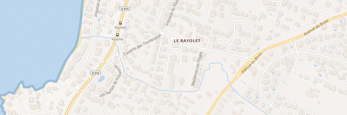 Plan du 162 Che du Rayolet à Six-Fours-les-Plages
