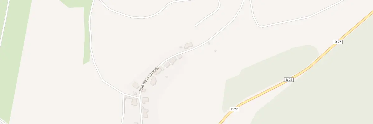 Plan du 332 Rue de la Chavée à Attignéville