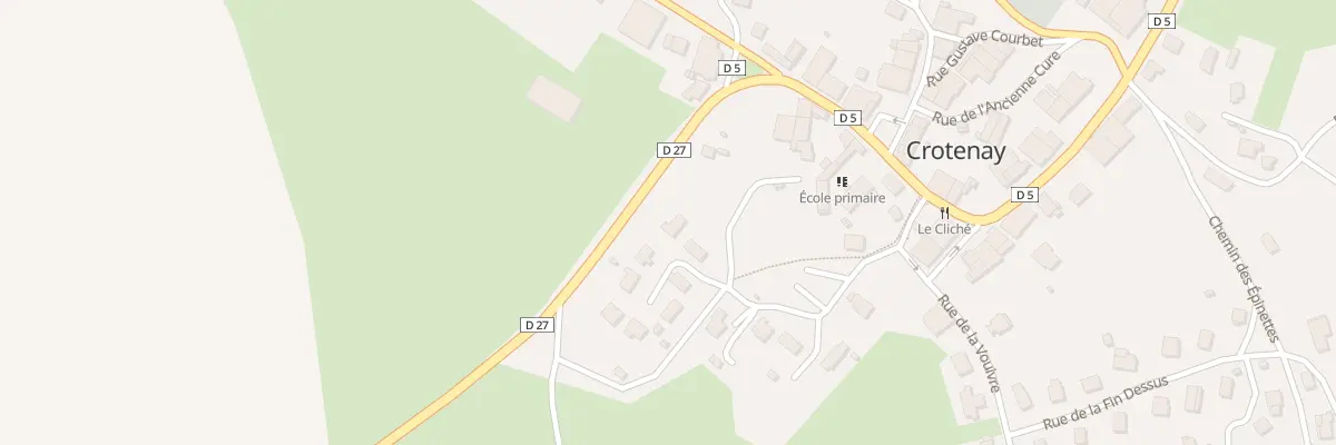 Plan du 6 Rue du Clos de la Forge à Crotenay