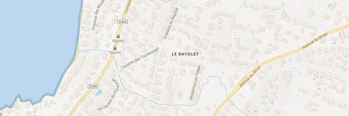 Plan du 168 Che du Rayolet à Six-Fours-les-Plages