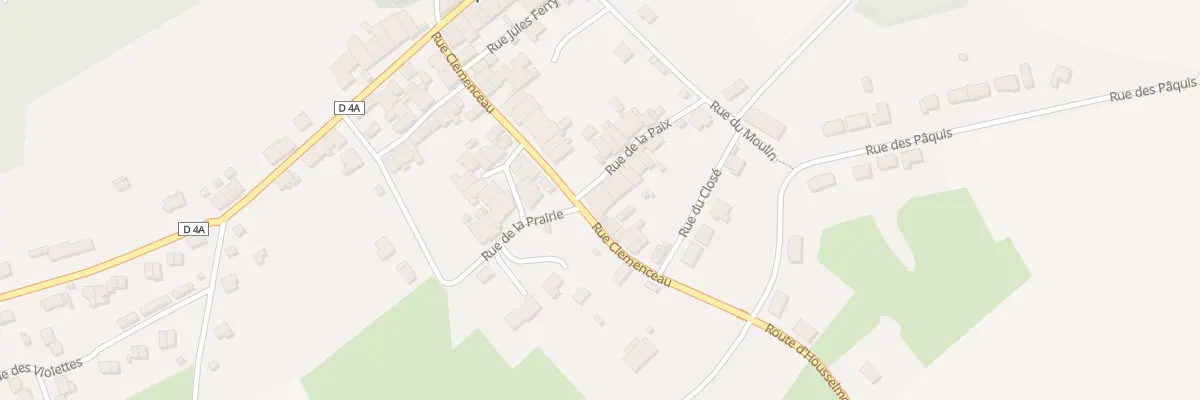 Plan du 19 Rue Clémenceau à Allamps