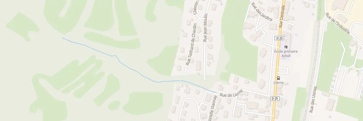 Plan du 8 Rue Teilhard de Chardin à Valserhône