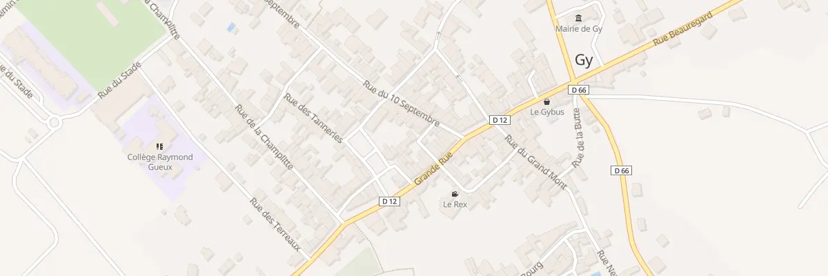 Plan du 7 Imp Bourlot à Gy