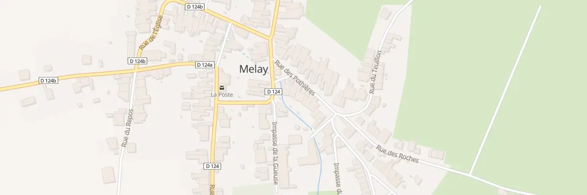 Plan du 4 Rue des Potieres à Melay