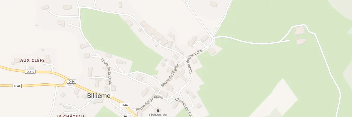 Plan du 5008 Billieme à Billième